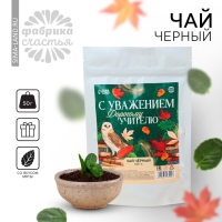 Подарок учителю, чай чёрный «Дорогому учителю» вкус: мята, 50 г. Подарок учителю, чай чёрный «Дорогому учителю» вкус: мята, 50 г.