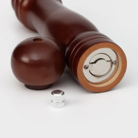 Мельница для специй Доляна, 25×4,5 см, металлический механизм, цвет тёмное дерево Мельница для специй Доляна, 25×4,5 см, металлический механизм, цвет тёмное дерево