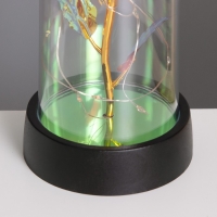 Ночник колба &laquo;Цветок&raquo; LED 3хAG10 красный 8,5х8,5х15,5см