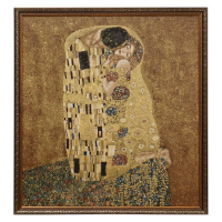 Гобеленовая картина "Климт-Поцелуй" 76*68 см Гобеленовая картина "Климт-Поцелуй" 76*68 см