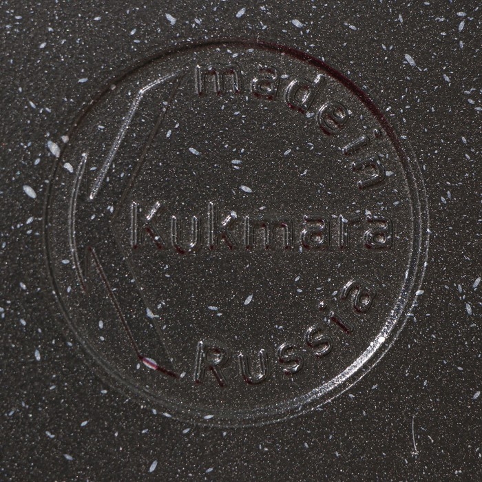 Казан, 4,5 л, стеклянная крышка, литые ручки, антипригарное покрытие, цвет тёмный мрамор Казан, 4,5 л, стеклянная крышка, литые ручки, антипригарное покрытие, цвет тёмный мрамор