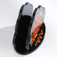 Салфетница &laquo;Солнышко&raquo;, хохлома