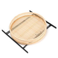 Кофейный столик плетеный "Онис" YS-011, 48х49см