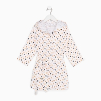 Халат детский муслиновый LoveLife «Сердечки» (3 года, рост 98-104 см) 100% хлопок, 235 гр/м2 Халат детский муслиновый LoveLife «Сердечки» (3 года, рост 98-104 см) 100% хлопок, 235 гр/м2