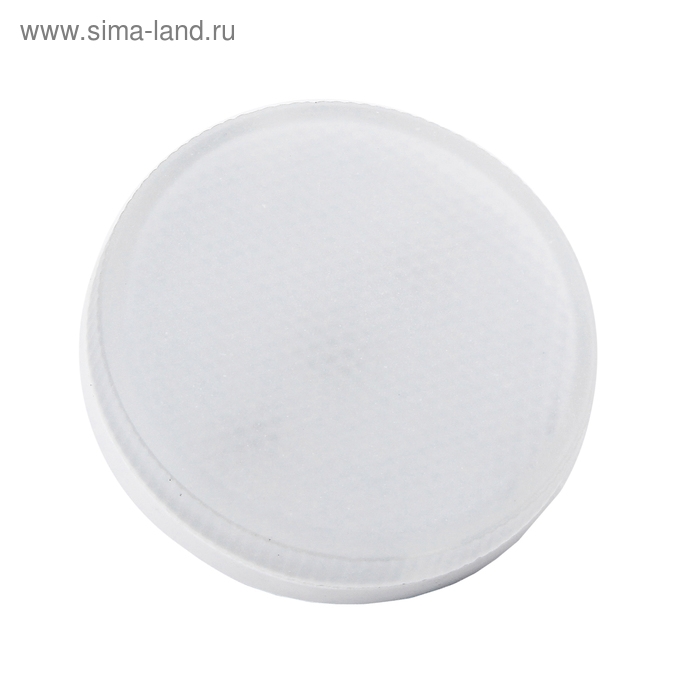 Лампа светодиодная Ecola Light, GX53, 6 Вт, 6400 K, 27x75 мм, матовое стекло