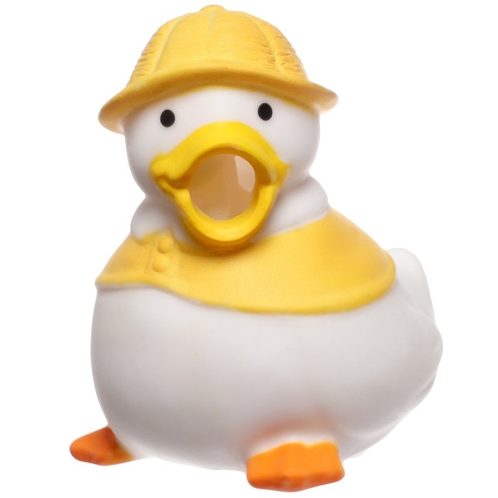 Резиновая игрушка для ванны &laquo;Утенок с пузырем&raquo;, 6 см, цвет МИКС, Крошка Я