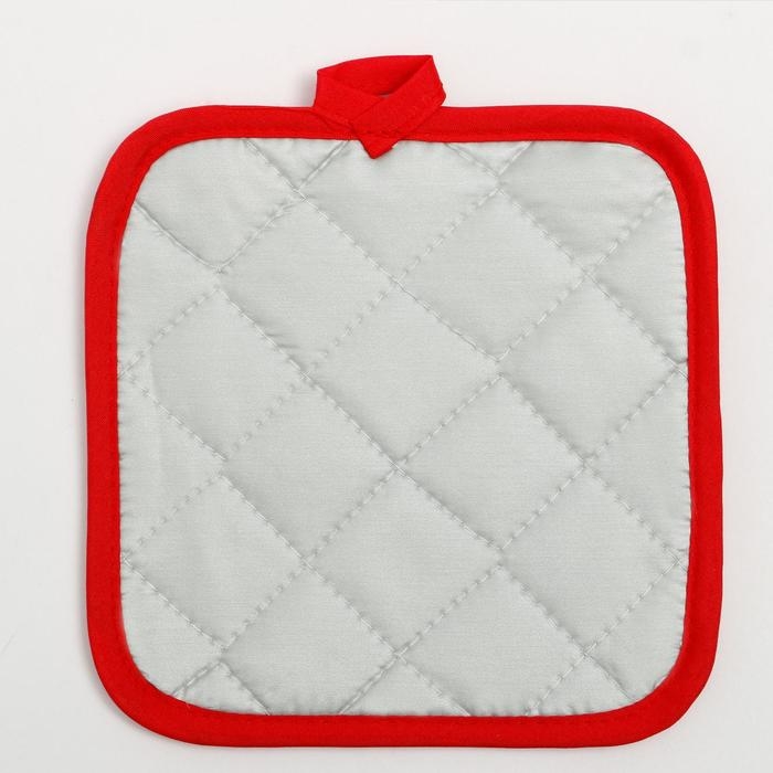 Кухонный новогодний набор Доляна Кухонный новогодний набор Доляна"Новый Год", фартук 70х80 см, прихватка17х17см,варежка-прихватка 26х16см