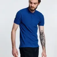 Рубашка поло мужская Adam, ярко-синяя, размер XL