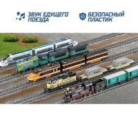 Конструктор ЖД &laquo;Скоростной экспресс&raquo;, работает от батареек, 474 детали