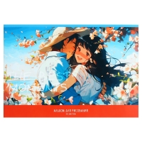 Альбом для рисования А4, 40 листов на скрепке "Аниме", обложка картон, блок офсет 100 г/м2, МИКС Альбом для рисования А4, 40 листов на скрепке "Аниме", обложка картон, блок офсет 100 г/м2, МИКС