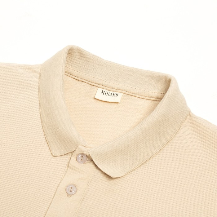 Джемпер мужской из пике MINAKU цвет бежевый, р-р 42