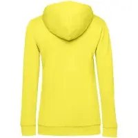 Толстовка с капюшоном женская Hoodie, желтая, размер S