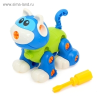 Конструктор винтовой «Кошечка», 43 детали, с отвёрткой Конструктор винтовой «Кошечка», 43 детали, с отвёрткой