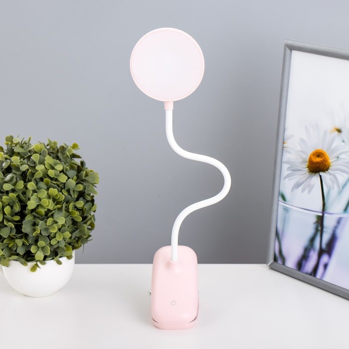 Настольная лампа сенсорная Настольная лампа сенсорная "Алнес" LED 5Вт USB АКБ МИКС 12х9х44 см RISALUX