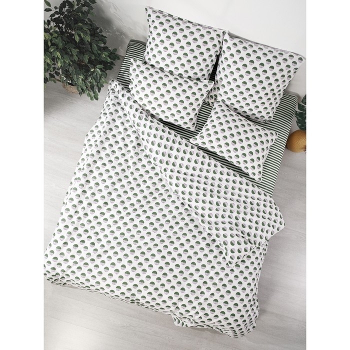 Постельное бельё 1,5сп Ночь Нежна &laquo;Кабо-верде&raquo; 145х215см, 150х220см, 70х70см 2шт