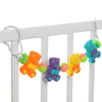 Растяжка на коляску/кроватку «Веселые мишки», 4 игрушки, Крошка Я Растяжка на коляску/кроватку «Веселые мишки», 4 игрушки, Крошка Я