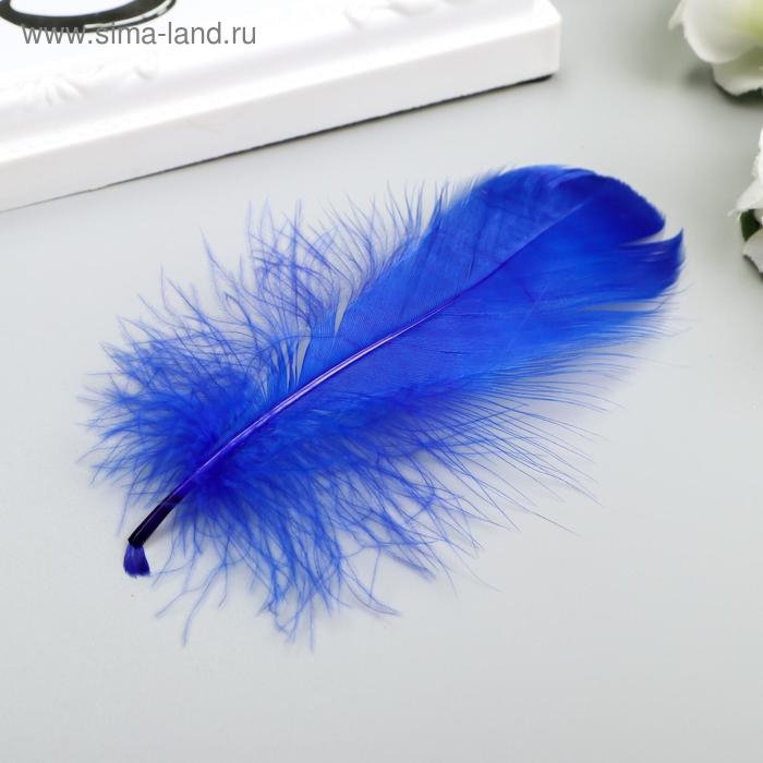 Перья декоративные "Карнавальные", 5-8 см (набор 24 шт) 6 цветов, яркие, ассорти