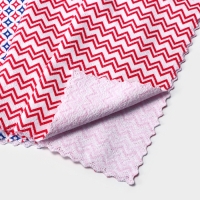 Салфетка новогодняя для уборки Доляна &laquo;С Новым Годом&raquo;, 5 шт, 220 г/м&sup2;, 30&times;30 см, микрофибра, цвет МИКС