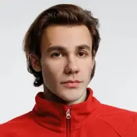 Куртка флисовая унисекс Fliska, красная, размер M/L Куртка флисовая унисекс Fliska, красная, размер M/L