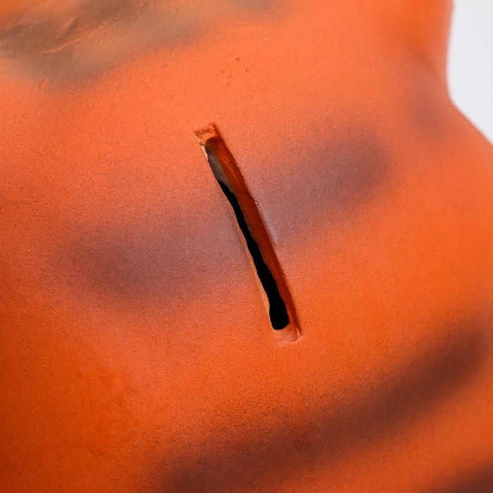 Копилка Копилка "Кот с метлой" рыжий, 24х20х28см