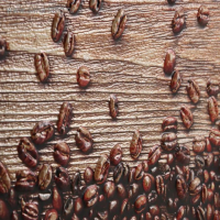 Кухонный фартук "Кофейные зерна", 1000x600x0,5 Кухонный фартук "Кофейные зерна", 1000x600x0,5