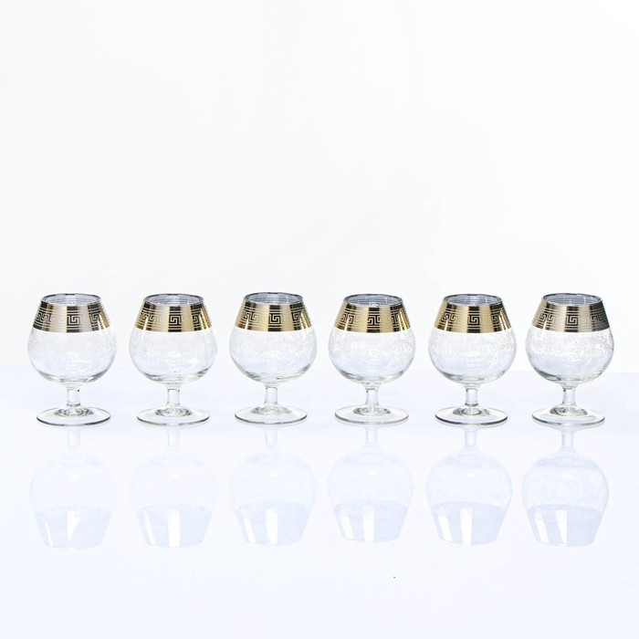 Мини-бар "Барокко" барная стойка, 6 бокалов бренди