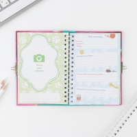 Анкета на замочке, в твердой обложке А6, 40 листов &laquo;Мои секреты&raquo;