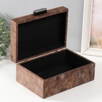 Шкатулка дерево кожзам "Гранит" 24х16х10,3 см Шкатулка дерево кожзам "Гранит" 24х16х10,3 см