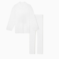 Костюм (кофта и брюки) детский MINAKU, цвет белый, рост 122 см Костюм (кофта и брюки) детский MINAKU, цвет белый, рост 122 см