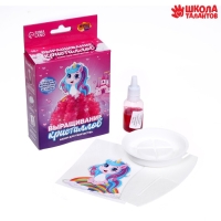 Выращивание кристаллов. Опыты. Лучистый кристалл «Волшебный единорог», набор для творчества Выращивание кристаллов. Опыты. Лучистый кристалл «Волшебный единорог», набор для творчества