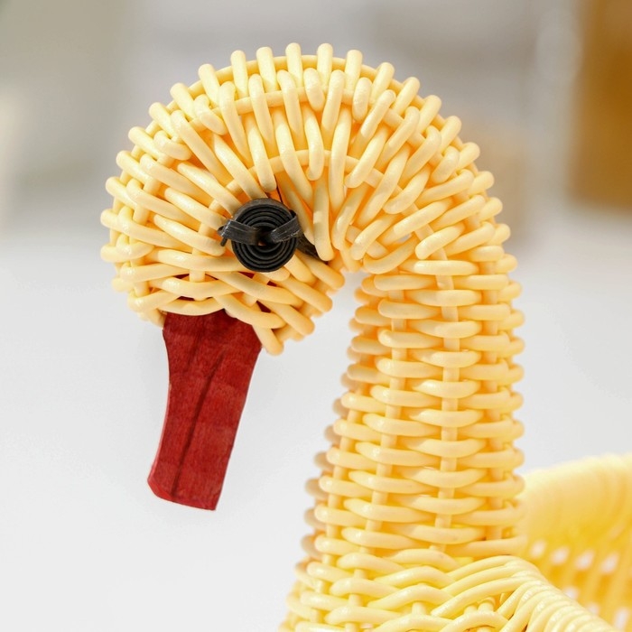 Корзинка для подачи Доляна &laquo;Лебедь&raquo;, 32&times;21&times;17 см