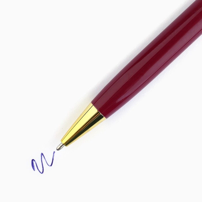 Ручка в подарочном футляре «Учителю: Любимому преподавателю с уважением!», металл, синяя паста, 1.0 мм Ручка в подарочном футляре «Учителю: Любимому преподавателю с уважением!», металл, синяя паста, 1.0 мм