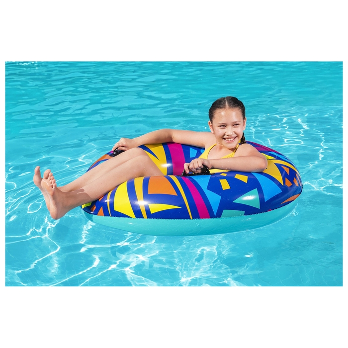 Круг для плавания &laquo;Геометрия&raquo;, d=107 см, цвет МИКС, 36228 Bestway