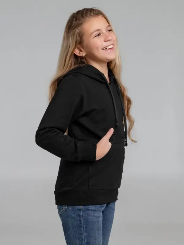 Худи детское Kirenga Kids 2.0, черное, 14 лет