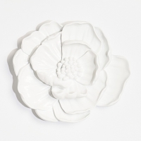 Декор настенный "Мак", 13.5 x 15 см, белый Декор настенный "Мак", 13.5 x 15 см, белый