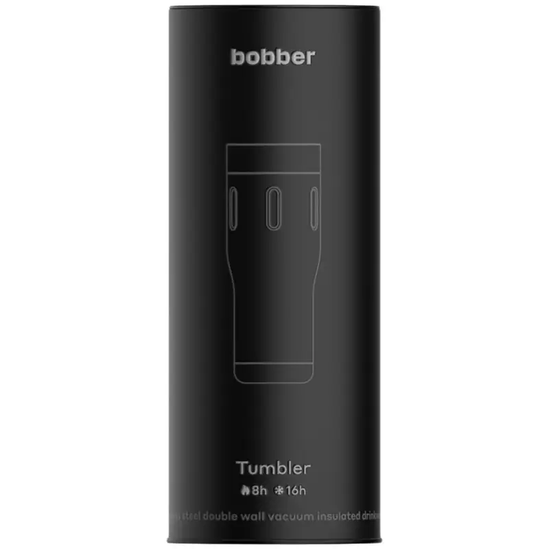 Термостакан Tumbler 470, вакуумный, оранжевый