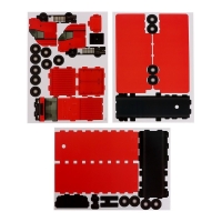 3D Конструктор «Новогоднее путешествие», 34 детали и гирлянда 3D Конструктор «Новогоднее путешествие», 34 детали и гирлянда