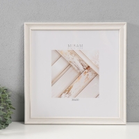 Фоторамка пластик "МИРАМ" 30х30 см слоновая кость (пластиковый экран) Фоторамка пластик "МИРАМ" 30х30 см слоновая кость (пластиковый экран)