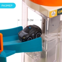 Парковка-автотрек &laquo;Город&raquo;, с 6 машинами, свет и звук, работает от батареек