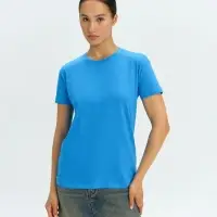 Футболка Regent 150 ярко-бирюзовая, размер 3XL