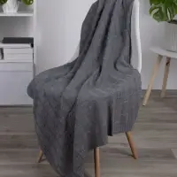 Плед Trenza, серый