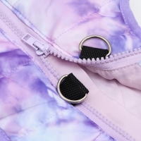 Куртка для собак на молнии "Аметист", размер XS, сиреневая (ДС 21, ОШ 22, ОГ 30 см) Куртка для собак на молнии "Аметист", размер XS, сиреневая (ДС 21, ОШ 22, ОГ 30 см)