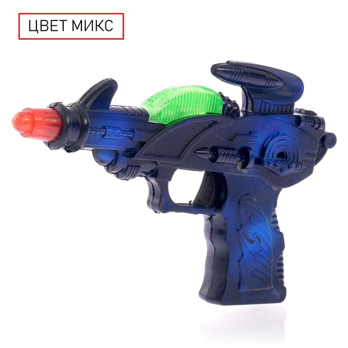 Пистолет &laquo;Сверчок&raquo;, световые и звуковые эффекты, работает от батареек, цвета МИКС