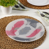 Тарелка плоская Tirana pink, d=25 см