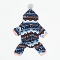 Комбинезон зимний для животных "Скандинавия", S (ДС 20-22, ОГ 32-34, ОШ 26 см), микс