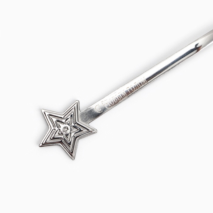 Ложка с формовой ручкой Ложка с формовой ручкой "Нежность", 13 х 2.5 см