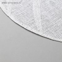 Салфетка сервировочная Доляна "Листочки", цв.белый, 30*45 см