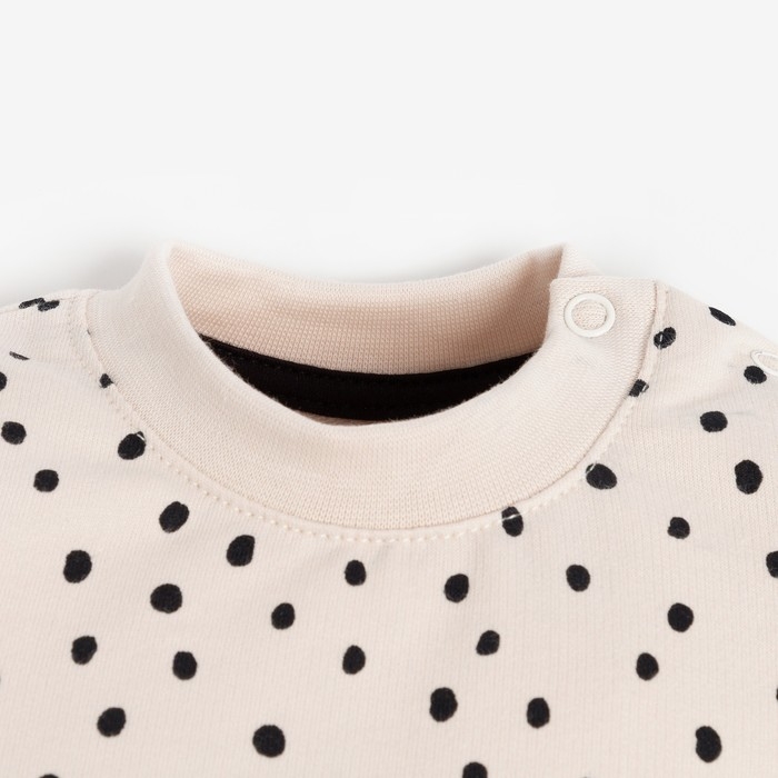 Комплект: джемпер и брюки Крошка Я &laquo;Киса&raquo;, рост 74-80 см, цвет бежевый