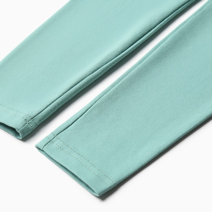 Костюм для девочки (футболка, лосины) MINAKU цвет оливковый, рост 164 см