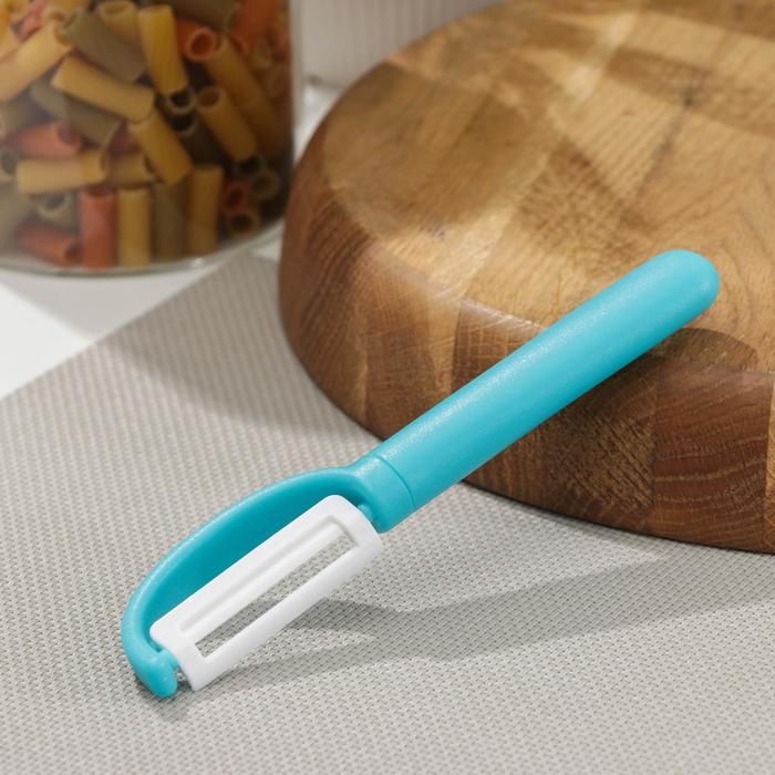 Овощечистка керамическая Доляна &laquo;Классик&raquo;, 18 см, цвет МИКС